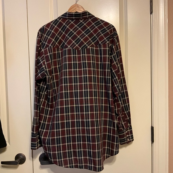 Plains Western Wear Mens Shirt size Large - Picture 3 of 6